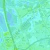 Mappa topografica Fort van Walem, altitudine, rilievo