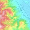 Mappa topografica Scrofiano, altitudine, rilievo