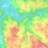 Mappa topografica Carsac, altitudine, rilievo