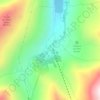 Mappa topografica Bourg-Saint-Bernard, altitudine, rilievo