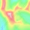 Mappa topografica Ilgachuz Range, altitudine, rilievo