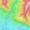 Mappa topografica Lattecaldo, altitudine, rilievo