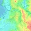 Mappa topografica La Ville Martin, altitudine, rilievo