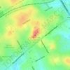 Mappa topografica Comanche Lookout, altitudine, rilievo