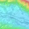 Mappa topografica Brecchi, altitudine, rilievo