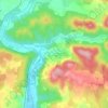 Mappa topografica Le Bousquet de la Balme Bas, altitudine, rilievo