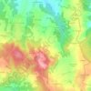 Mappa topografica Roussis, altitudine, rilievo