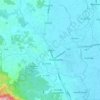 Mappa topografica Mae Rim, altitudine, rilievo