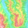 Mappa topografica Bel-Air, altitudine, rilievo