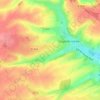 Mappa topografica Wailly, altitudine, rilievo