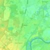 Mappa topografica Rekem, altitudine, rilievo