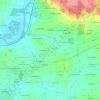 Mappa topografica Le Génandre, altitudine, rilievo