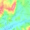 Mappa topografica Anglars, altitudine, rilievo