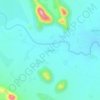 Mappa topografica Gorom, altitudine, rilievo