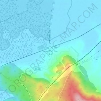 Mappa topografica Hjar Ennhal, altitudine, rilievo