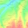 Mappa topografica La Rance, altitudine, rilievo