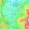 Mappa topografica Ehlen, altitudine, rilievo