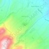 Mappa topografica Angahuana Alto, altitudine, rilievo