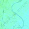 Mappa topografica Hirdaypur, altitudine, rilievo