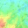 Mappa topografica Trépied, altitudine, rilievo