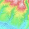 Mappa topografica Ayrolles, altitudine, rilievo