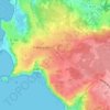 Mappa topografica Lann ar Cleis, altitudine, rilievo