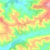 Mappa topografica La Gaffe, altitudine, rilievo
