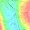 Mappa topografica Riverside, altitudine, rilievo