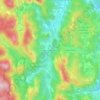 Mappa topografica Nova Lombardia, altitudine, rilievo