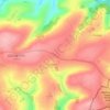 Mappa topografica Collaton Cross, altitudine, rilievo