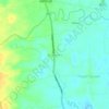 Mappa topografica Alcadesma, altitudine, rilievo