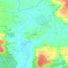 Mappa topografica La Galaisière, altitudine, rilievo