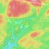 Mappa topografica Louisa, altitudine, rilievo