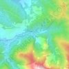 Mappa topografica Equi Terme, altitudine, rilievo