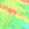 Mappa topografica Kerbarh, altitudine, rilievo