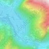Mappa topografica Les Traversants, altitudine, rilievo