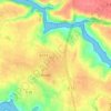 Mappa topografica Mezeozen, altitudine, rilievo