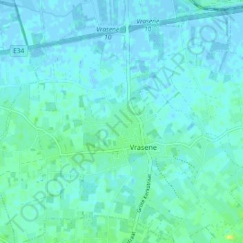 Mappa topografica Koefering, altitudine, rilievo