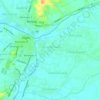 Mappa topografica San Julian Sur, altitudine, rilievo