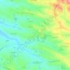 Mappa topografica Saint-Martin, altitudine, rilievo