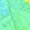 Mappa topografica Martre, altitudine, rilievo