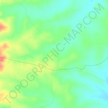 Mappa topografica SAN JACINTO, altitudine, rilievo