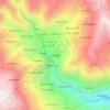 Mappa topografica Llactapata, altitudine, rilievo
