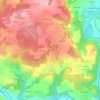 Mappa topografica Kergroix, altitudine, rilievo
