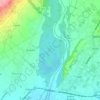 Mappa topografica Valbelluna, altitudine, rilievo