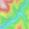 Mappa topografica Grumes, altitudine, rilievo