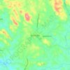 Mappa topografica Kattakada, altitudine, rilievo