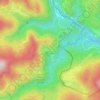 Mappa topografica Prossenicco, altitudine, rilievo
