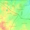 Mappa topografica Thuvakudi, altitudine, rilievo