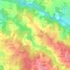 Mappa topografica Les Champs, altitudine, rilievo